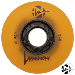 Luminous Led Inline Wheel (Set of 4 Wheels) - Sunray Glow - 80Mm/85A - Skatewarehouse.co.uk