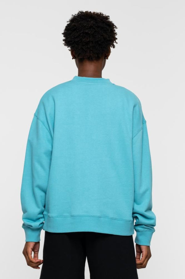 Santa Cruz Crew Classic Label Crew - Turquoise - Skatewarehouse.co.uk