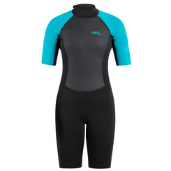 Sailfin Womens Short Length Wetsuit - Light Blue