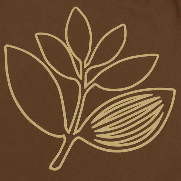 Magenta Outline Tee Hazelnut - Skatewarehouse.co.uk