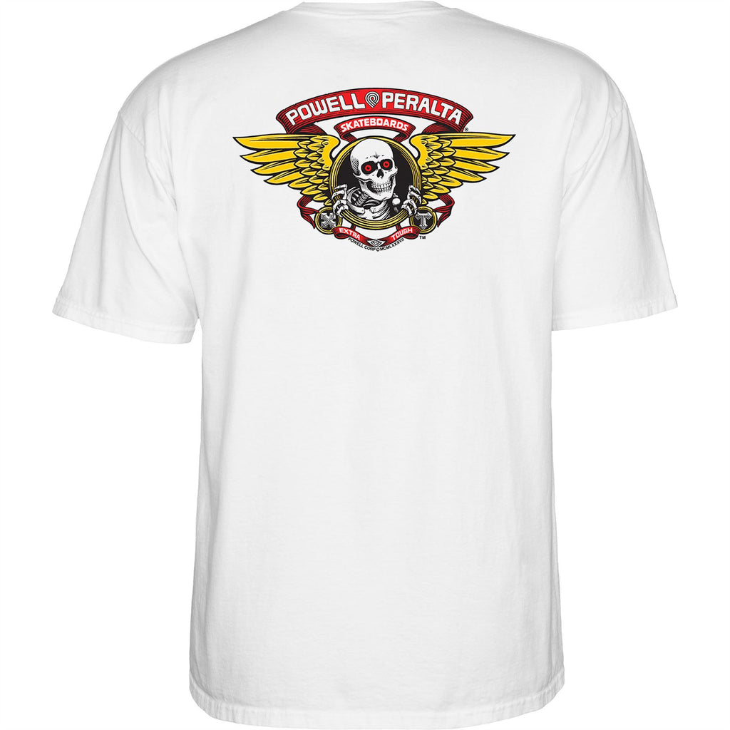 Powell-Peralta™ Winged Ripper Tee White - Skatewarehouse.co.uk