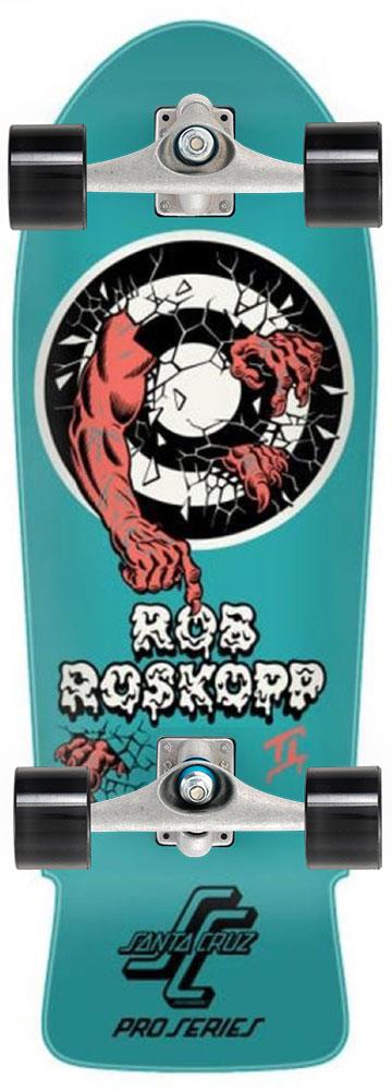 Santa Cruz Reissue Roskopp Two x Carver Custom Surf Skate Skateboard CX - 10.35