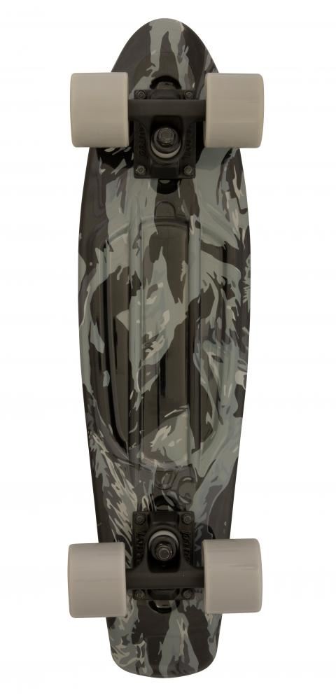D Street Cruiser Black Camo Complete Cruiser Skateboard - 5.8