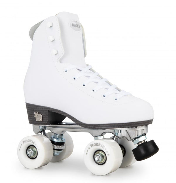 Rookie Quad Skate Rollerskates Artistic - White - Skatewarehouse.co.uk