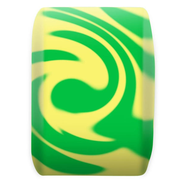 Slime Balls Skateboard Wheels Spewage OG Slime 78a - Green / Yellow Swirl - Skatewarehouse.co.uk
