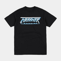 Thrasher T-Shirt Future Logo - Black - Skatewarehouse.co.uk