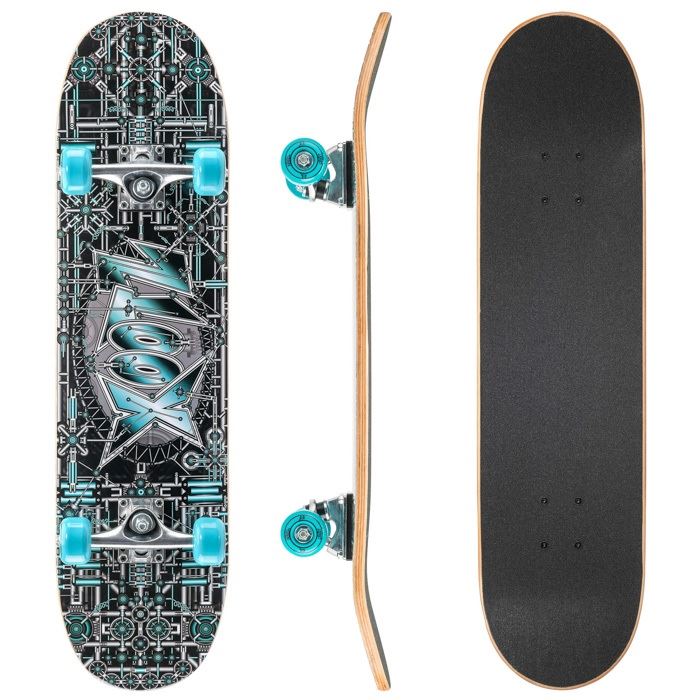 Xootz Doublekick -Industrial Complete Skateboard