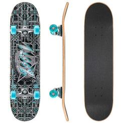 Xootz Doublekick -Industrial Complete Skateboard