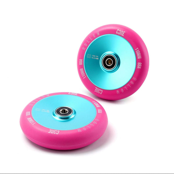 CORE Hollow Stunt Scooter Wheel V2 110mm - Pink / Blue