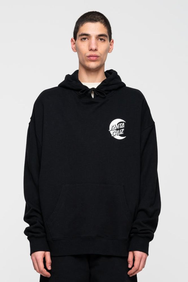 Santa Cruz Hood Cabana Moon Dot Hood - Black - Skatewarehouse.co.uk