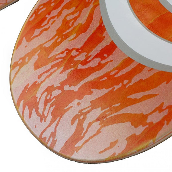 Real Team Oval Pearl Patterns Skateboard Deck - 8.06