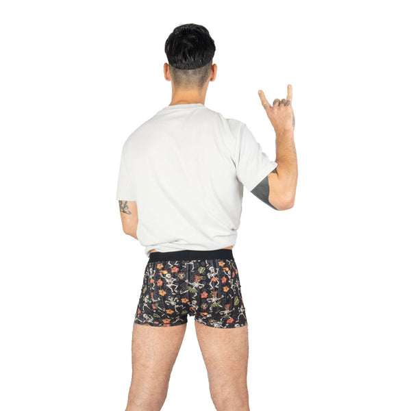 American Socks Dancing Skeletons - Boxer Brief Socks