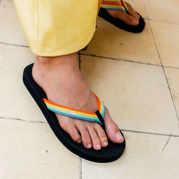 Indosole - Womens Flip Flops - Easy Living Lite - Rainbow Shoes