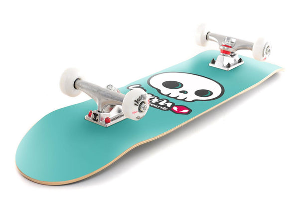 Venom Junior Kids Complete Skateboard - Skull Teal - 7.25