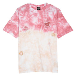 Santa Cruz Womens T-Shirt Scatter - Pink Dip Dye - Skatewarehouse.co.uk