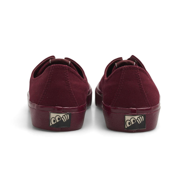 VM003 Canvas LO (Full Oxblood) Shoes - UK 10.5
