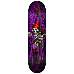 Powell Peralta FLIGHT Zach Doelling Archer Purple Foil K26 Concave Skateboard Deck - 8.0"