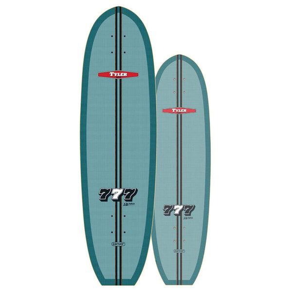 Carver Tyler 777 - Surfskate Cruiser Skateboard Deck - 10.0