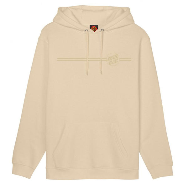Santa Cruz Hood Tonal Opus Dot Stripe Hood - Vanilla - Skatewarehouse.co.uk