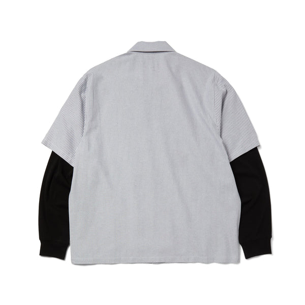 HUF Spitfire Union Work Shirt (Black / White) - M