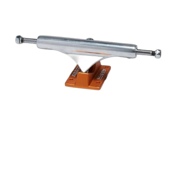 Slappy ST1 Hollow Lights Polished / Burnt Orange Skateboard Trucks - 8 (5.25