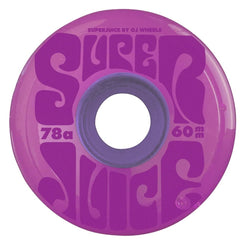 OJ Soft Skateboard Wheels Super Juice 78a - Trans Purple - Skatewarehouse.co.uk