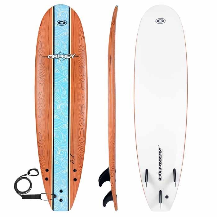 Osprey Foamie Wood Surfboard - 7'2"