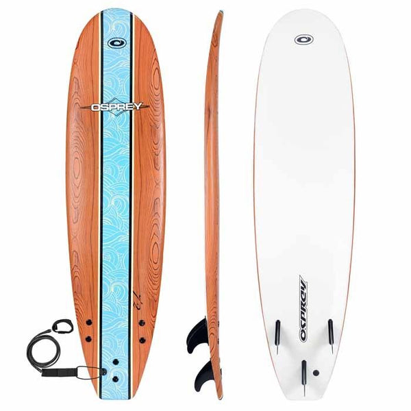 Osprey Foamie Wood Surfboard - 7'2