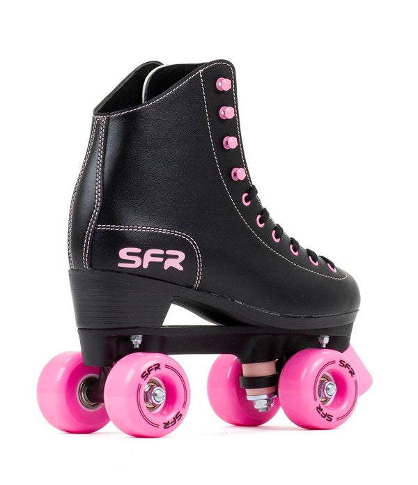 SFR Figure Quad Skates - Black / Pink - Skatewarehouse.co.uk