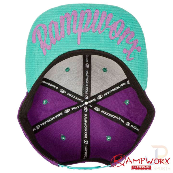 Rampworx Snapbacks LE 97.2 - Purple / Purple / Teal