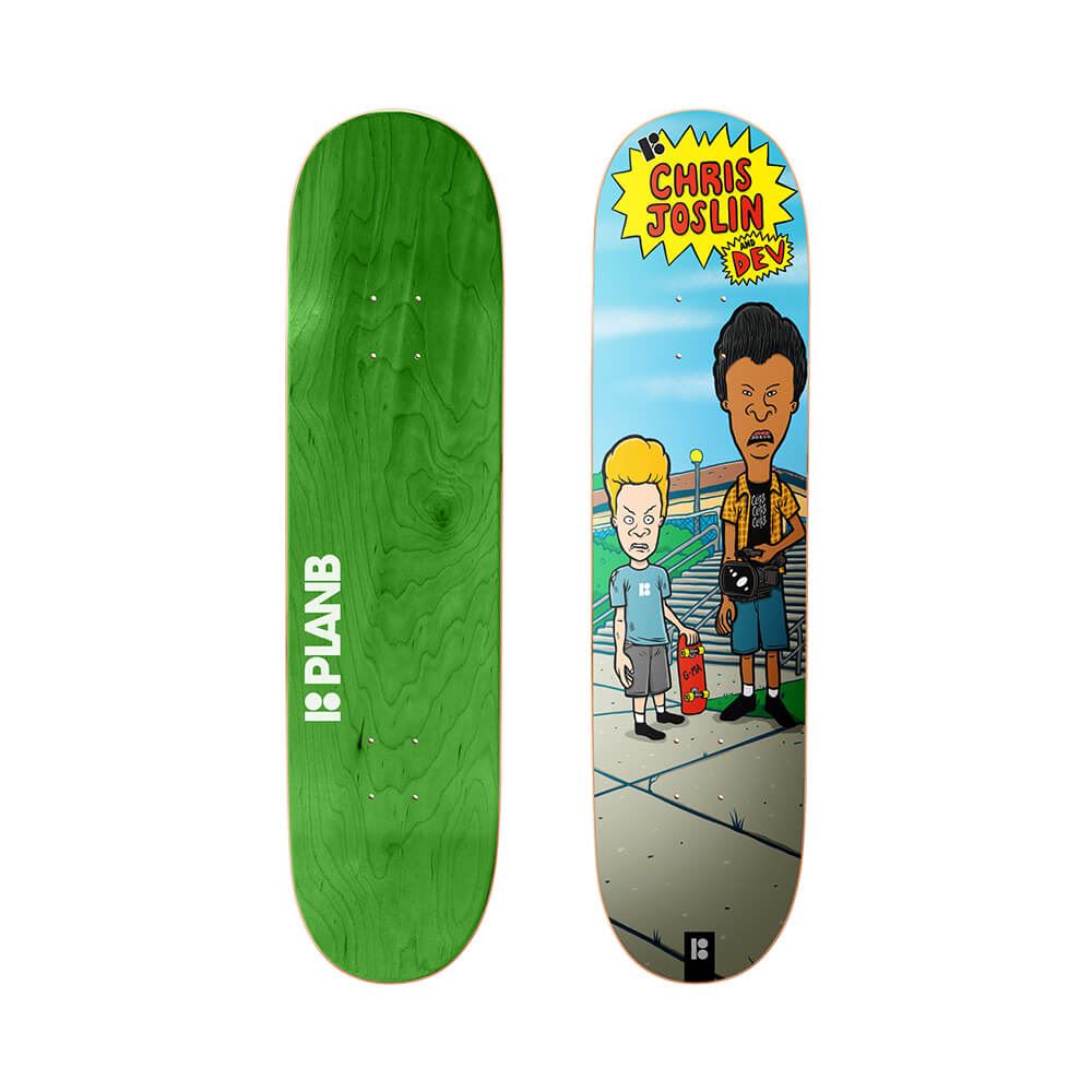 Plan B Dev Joslin Twin Plan B Skateboard Deck - 8.375" - Skatewarehouse.co.uk