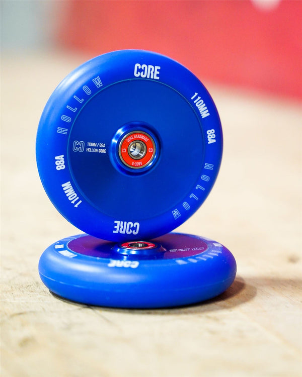 CORE Hollow Stunt Scooter Wheel V2 110mm - Blue