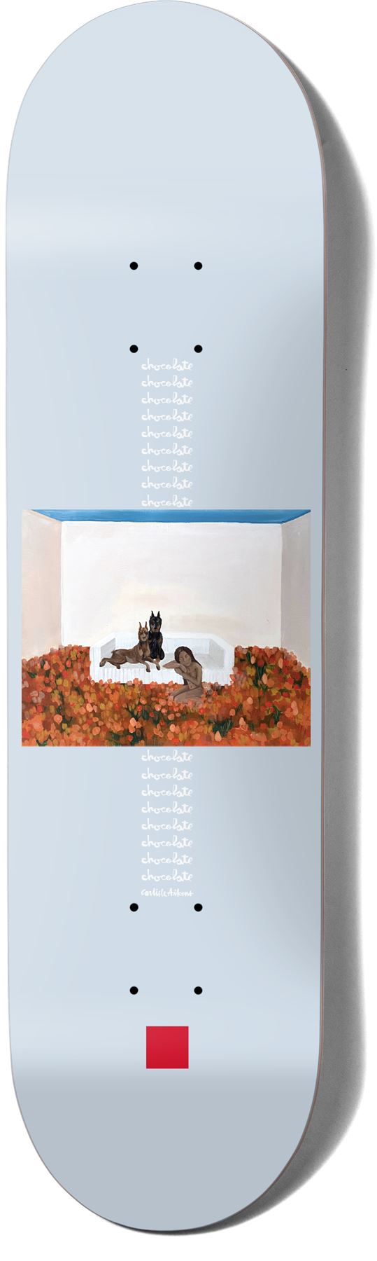 Chocolate L8RGRL Doberman Carl Aikens Skateboard Deck - 8.5