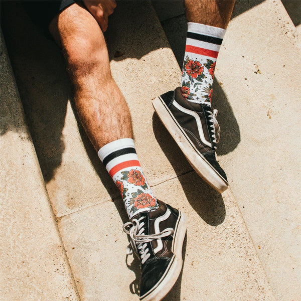 American Socks Moth - Mid High Socks