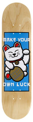 Enuff Designer - Lucky Cat Natural Skateboard Deck - 8.25"