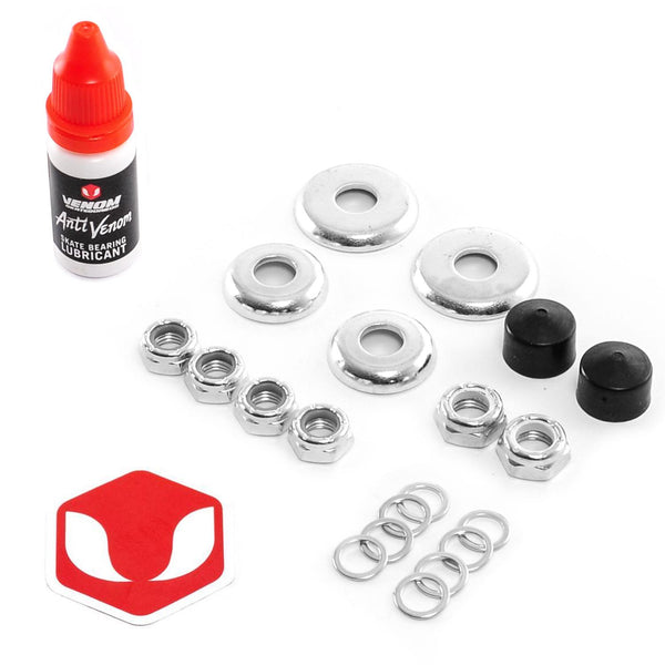 Venom Skateboards Bearing Lubricant and Truck Rebuild kit Gift Pack - Skatewarehouse.co.uk