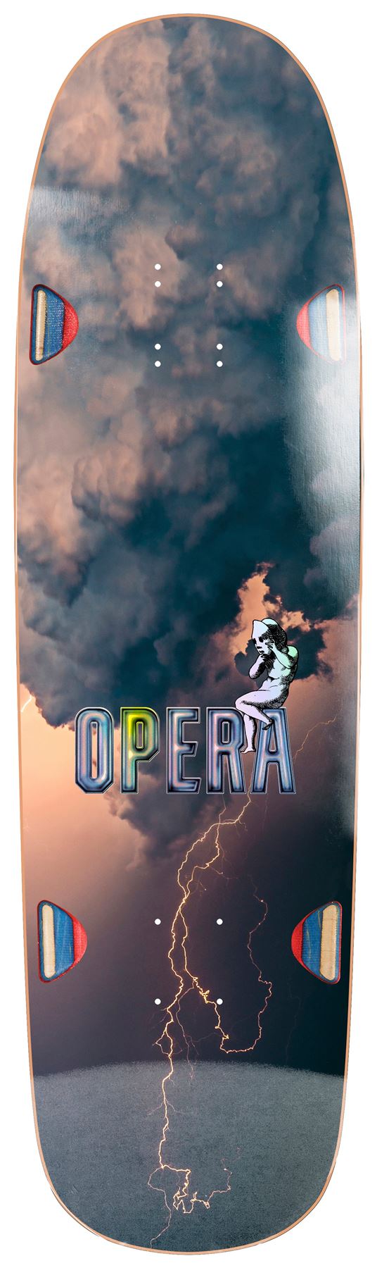 Opera Cloudy -  EX7 Skateboard Deck Holographic 9.125 - Skatewarehouse.co.uk