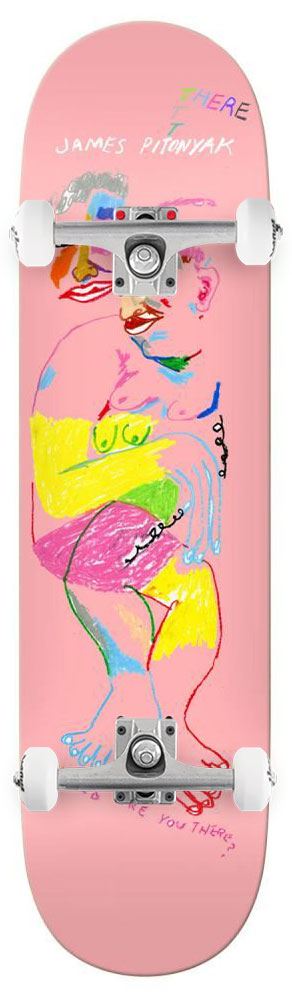 There James Hi James Full Custom Complete Skateboard - 8.25