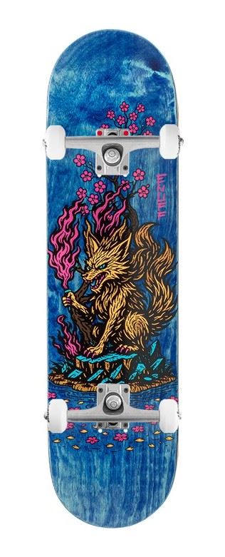 Enuff Designer Yokai Kitsune x Venom Custom Complete Skateboard - 8.5"