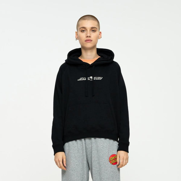 Santa Cruz Womens Hood Yin Yang Strip Hood - Black - Skatewarehouse.co.uk