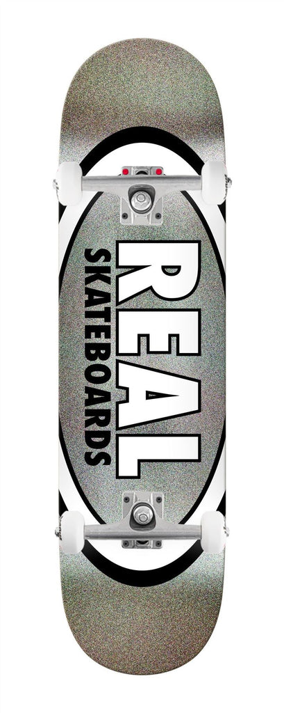 Real Team Classic Oval - Easy Rider (Black Holo) x Venom Custom Complete Skateboard - 8.25"