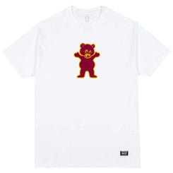 Grizzly Mascot Tee White - Skatewarehouse.co.uk