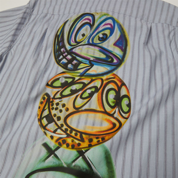 HUF x Kenny Scharf | Television Stripe Shirt (Multi)