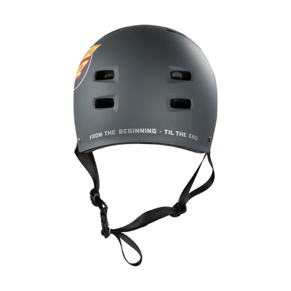Bullet x Santa Cruz Helmet Oval Dot - Matte Charcoal - Skatewarehouse.co.uk