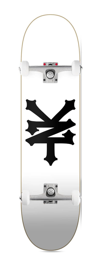 Zoo York OG 95 Crackerjack White/Black x Venom Skateboards Custom Complete Skateboard - 8.375