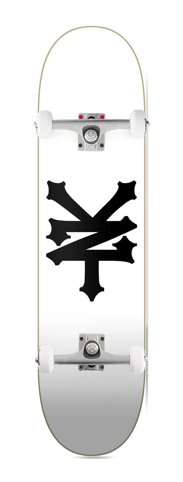 Zoo York OG 95 Crackerjack White/Black x Venom Skateboards Custom Complete Skateboard - 8.375