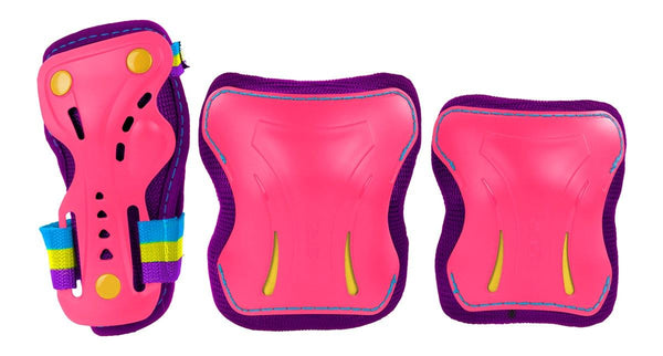 SFR Essentials Triple Pad Set - Tropical - Skatewarehouse.co.uk