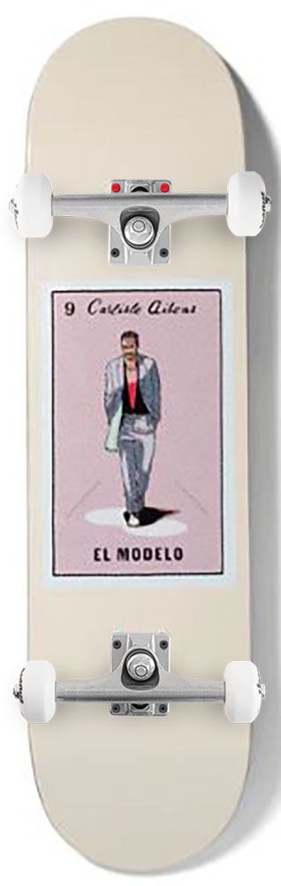 Chocolate Skateboard Loteria Card El Modelo Carl Aikens x Venom Custom Complete Skateboard - 8.125