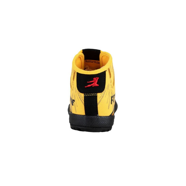 Feiyue Footwear Feiyue x Bruce Lee 1920 Mid Martial Arts/Gym/Lifing Shoes - Yellow / Black - Skatewarehouse.co.uk