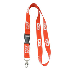 CORE Lanyard Keychain - Red / White